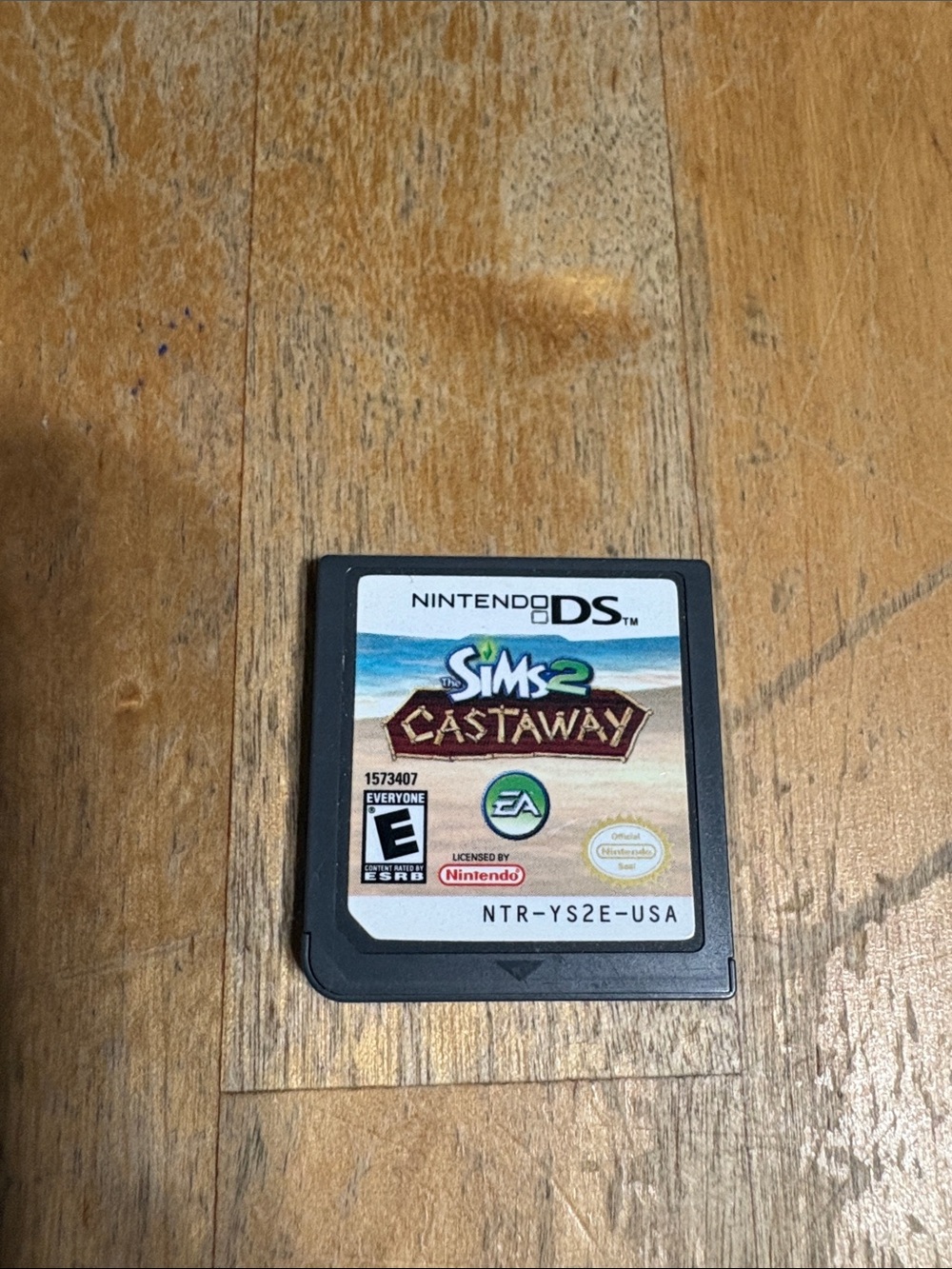Nintendo DS The Sims 2 Castaway Cartridge only
